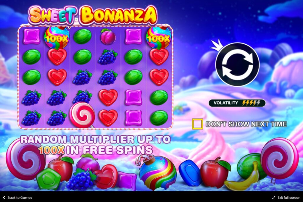 sweet bonanza gameplay